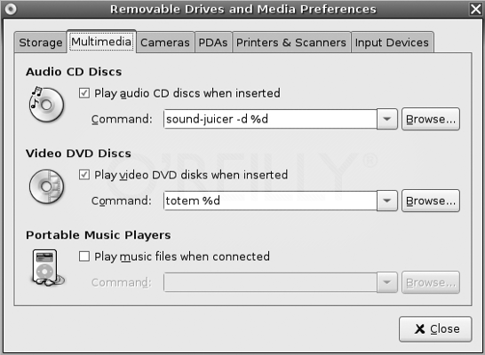 Настройка съемных дисков и носителей в Ubuntu