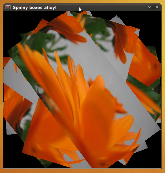 Clutter может загружать текстуры из файлов изображений форматов PNG и JPEG и работает с ними также, как и с акторами любого другого типа