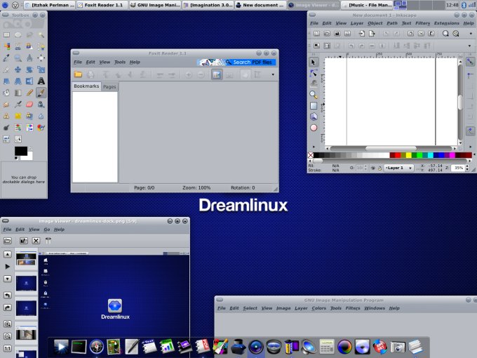 Набор приложений Dreamlinux