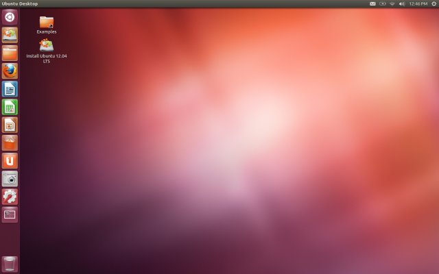 Рабочий стол Ubuntu 12.04