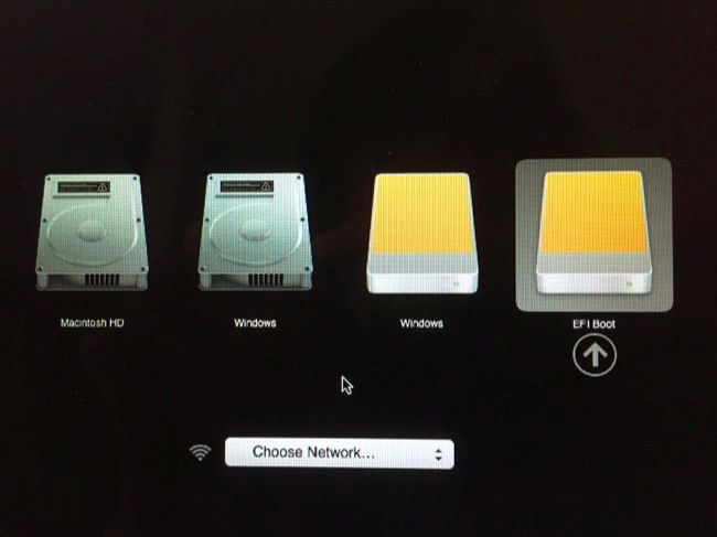 Меню загрузки Mac OS X