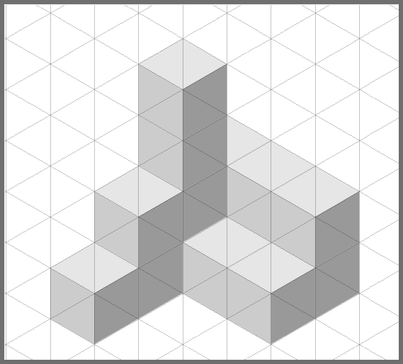 Inkscape: собираем объект из кубиков