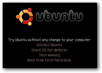 Загрузка Ubuntu без установки на компьютер