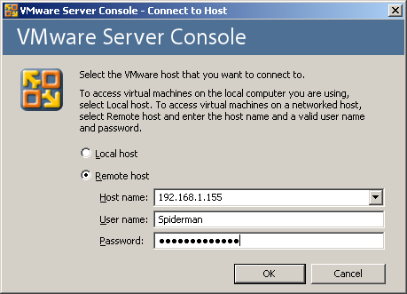 Соединение в VMware