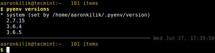 список всех версий Python