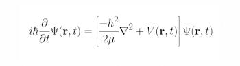 Уравнение Шредингера, написанное в LaTex