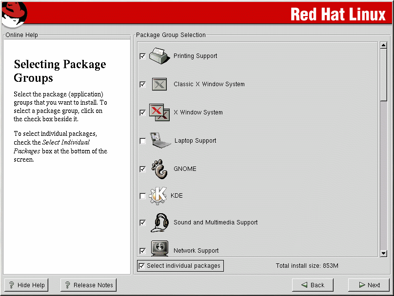 Установка red hat