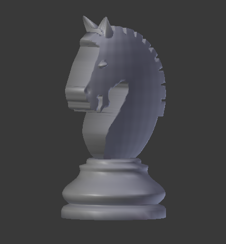 Готовая фигура шахматного коня