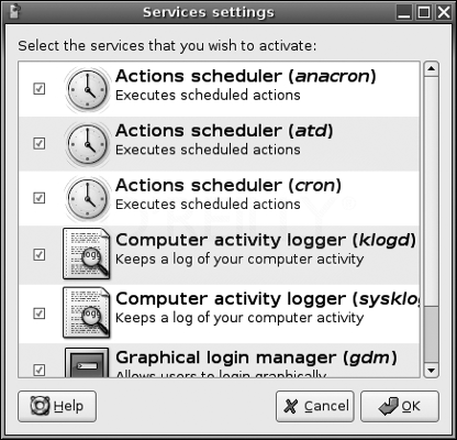 Ubuntu_Hacks. Services Administration Tool