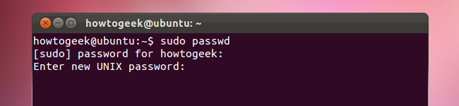 Активация пользователя root в Ubuntu