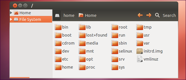 Какие основные каталоги содержаться в корневом каталоге в linux