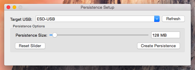 Persistence Size