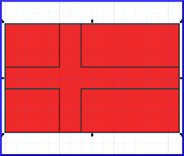 Inkscape: сложение контуров