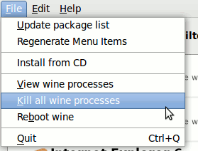 Wine-Doors - установка Windows программ на Linux, рис.8
