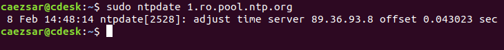Проверка даты и времени в Linux