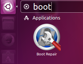 запуск Boot Repair