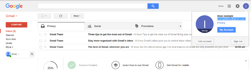 создание аккаунта gmail