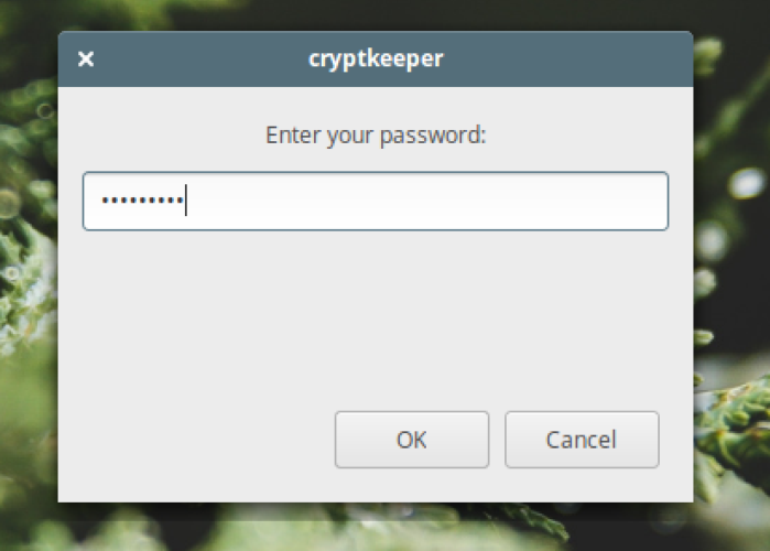 Ввод пароля
